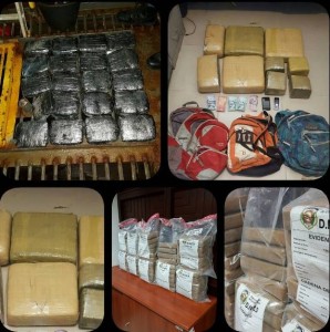 DNCD detiene 4 personas en Samaná con 58 paquetes de sustancias controladas