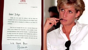 Subastadas cartas de la princesa Diana a un mayordomo sobre sus hijos