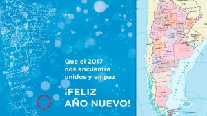 Polémica en Argentina por un mapa sin Malvinas en saludo de un ministerio