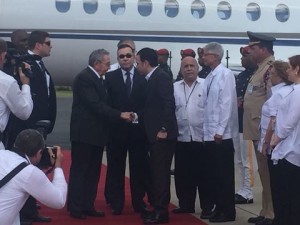Raúl Castro es el primer presidente que llega a la V Cumbre CELAC