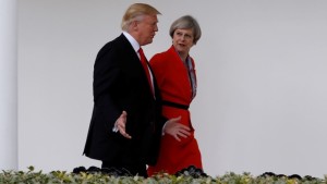 May y Trump coinciden en sanciones contra Rusia