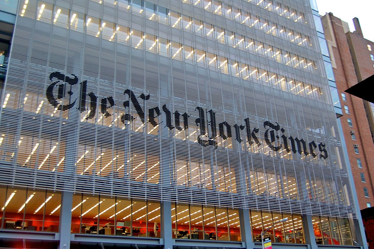 New York Times por emitir aviso de "La verdad es difícil"