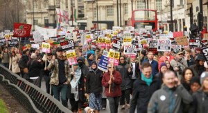 Protestas en Londres contra invitación a Donald Trump