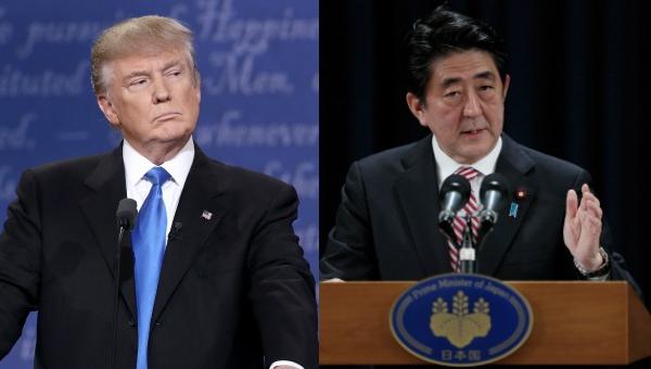 Trump dará prioridad a un acuerdo bilateral alternativo al TPP en reunión con el primer ministro japonés