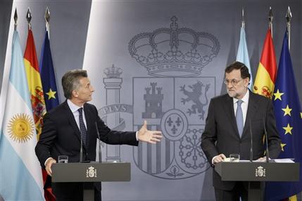 Presidentes Argentina y España preocupados por situación de Venezuela
