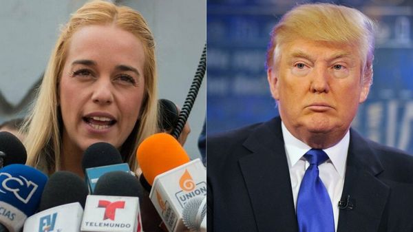 Lilian Tintori le pidió a Donald Trump "acciones, no solo palabras" sobre Venezuela