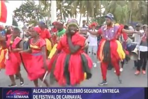 Alcaldía SDE celebra segunda entrega de Festival de carnaval