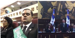 Diputado Elías Baéz acude a la Asamblea Nacional con banda verde contra impunidad