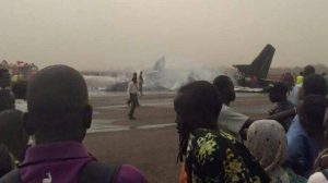Se estrella un avión en Sudán del Sur con al menos 44 personas a bordo