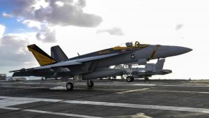 Se estrelló un caza F-18 del portaaviones USS Carl Vinson, que estaba rumbo a la penísula de Corea