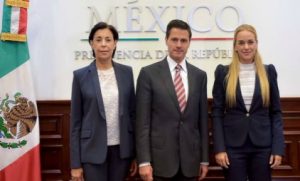 Peña Nieto y Lilián Tintori dialogan sobre situación política de Venezuela