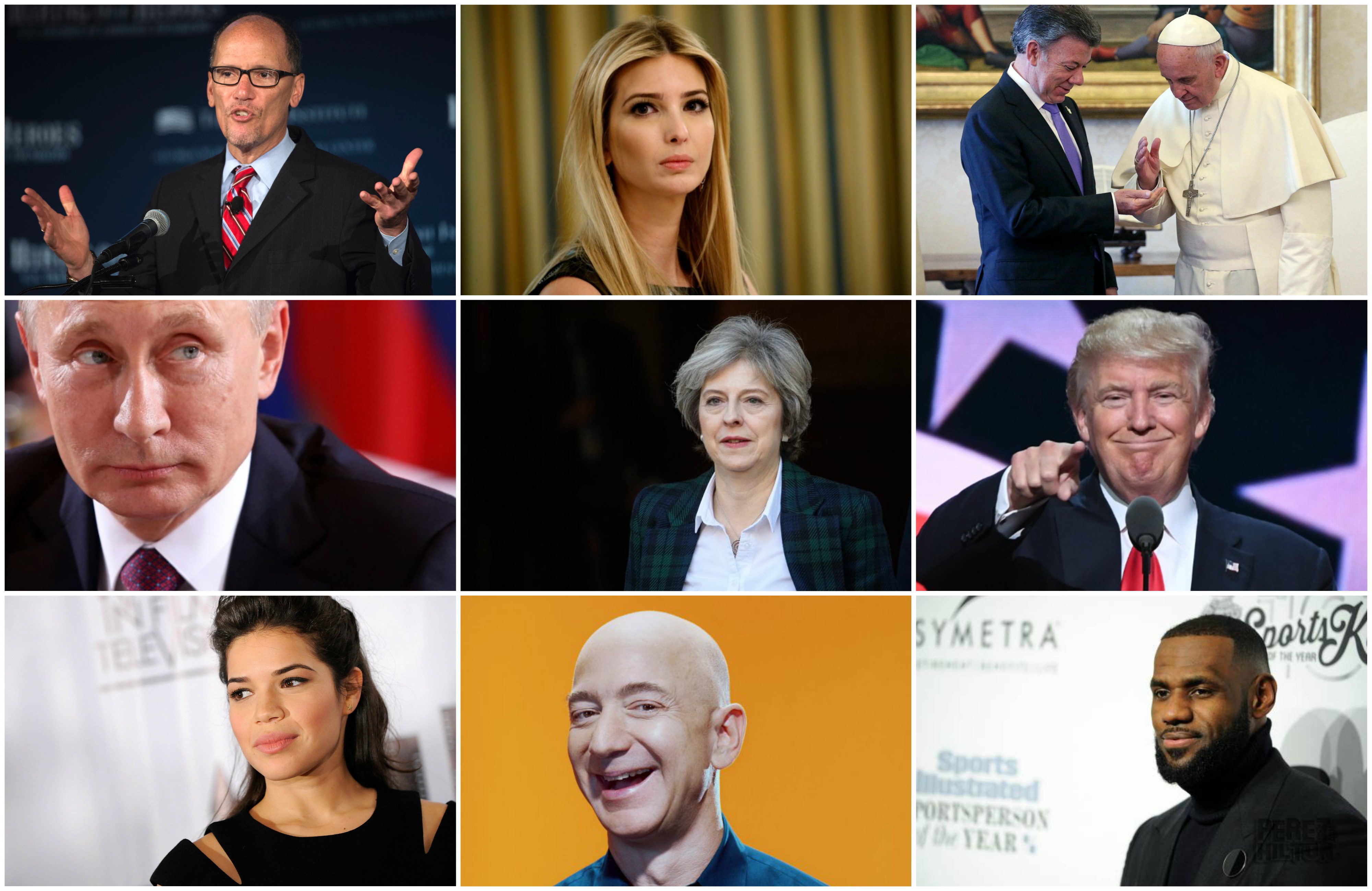 Revista "Time" elige a las 100 personalidades más influyentes de 2017