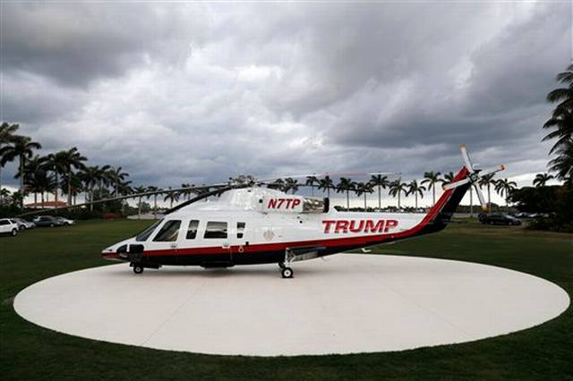 Protocolo de seguridad impide que Trump viaje en su helicóptero personal