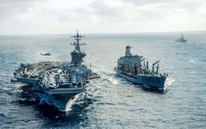Portaaviones de EE.UU. y su flota se dirigen hacia Corea del Norte