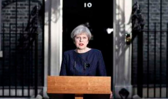 Theresa May llama a elecciones anticipadas en Reino Unido