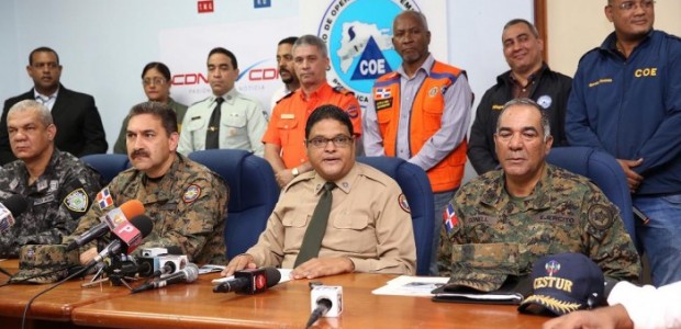 COE informa continúa alerta para provincias por aguaceros