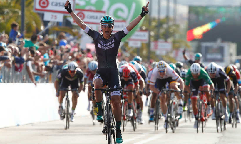 Ciclista austríaco gana primera etapa del Giro de Italia