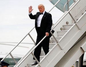 Donald Trump regresa a Nueva York por primera vez desde que llegó a la Casa Blanca