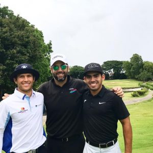 Golfistas Willy Pumarol y Juan José Guerra orgullosos de jugar por RD