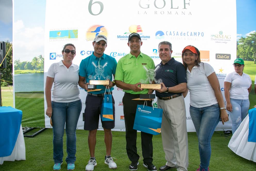 César Rodríguez y Raúl Linares campeones del sexto Torneo de Golf La Romana