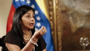 Delcy Rodríguez acusó a vicepresidente de EE. UU. de 