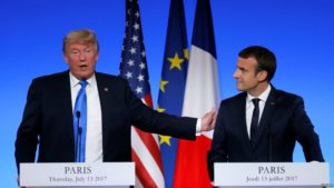 Trump y Macron conversan sobre comercio justo y lucha antiterrorista