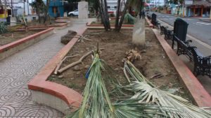 Denuncian desaprensivos destruyen en Cotuí obras construidas por el ayuntamiento