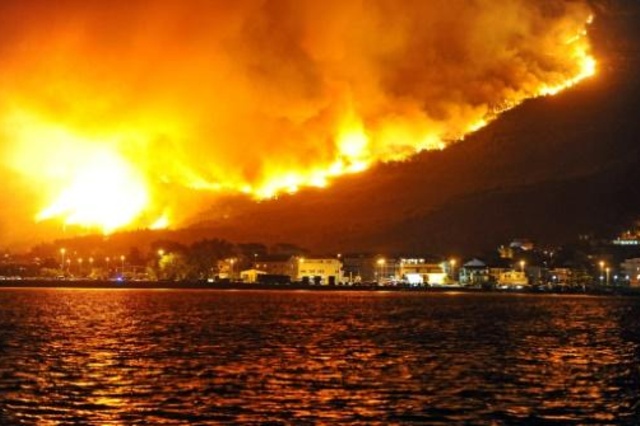 Varios incendios forestales siguen avanzando en Croacia y Montenegro