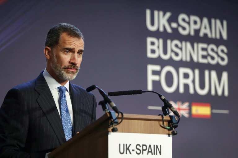 Felipe VI admite inquietud por Brexit en empresas españolas