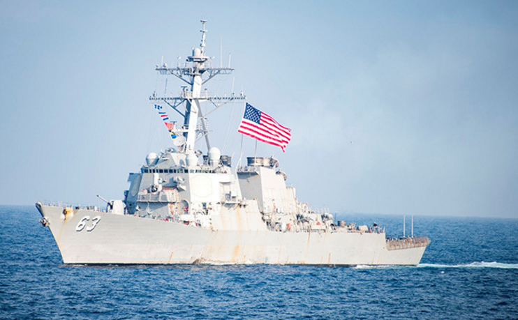 China envía destructores y cazas para advertir a un buque de EE.UU. en las aguas en disputa