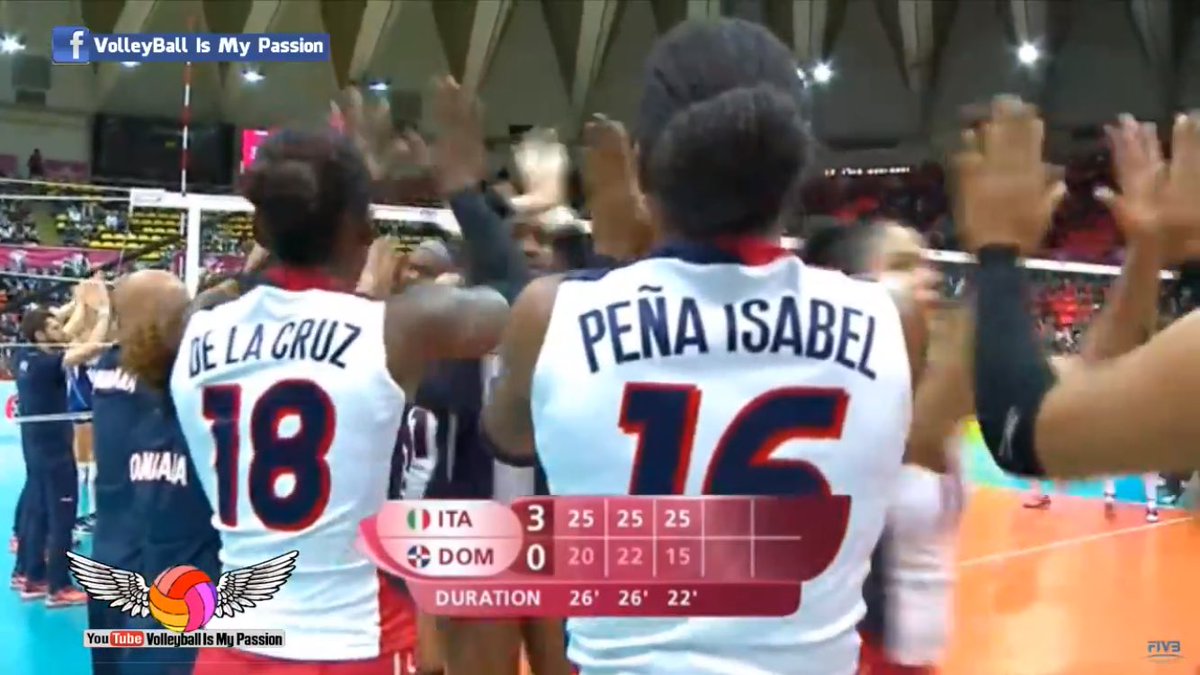 Italia vence a las “Reinas del Caribe” en el Campeonato Mundial Grand Prix de Voleibol