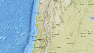 Se registra nuevo sismo de magnitud 5,0 en Chile 