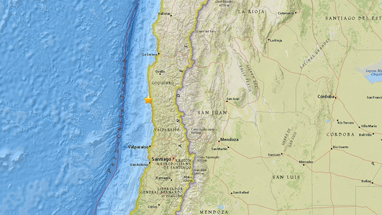 Se registra nuevo sismo de magnitud 5,0 en Chile