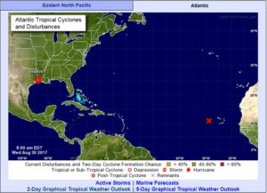 Meteorología visita disturbio que podría convertirse en ciclón tropical