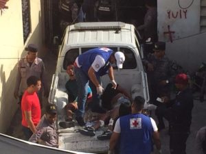 Varios heridos por enfrentamiento entre presuntos ladrones y PN en Santiago
