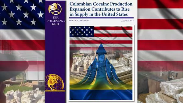 Informe DEA arroja alarmante aumento de producción de cocaína en Colombia