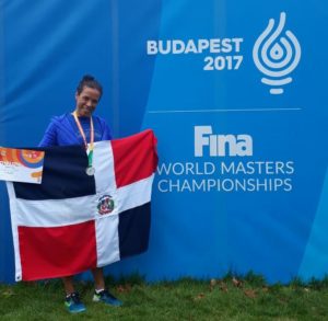 Nadadora dominicana gana plata en Budapest