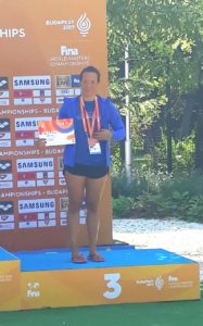 Nadadora dominicana gana bronce en Campeonato Mundial en Budapest