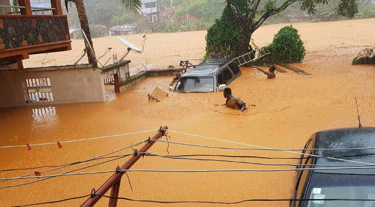 Inundaciones en Sierra Leona dejan al menos 312 muertos