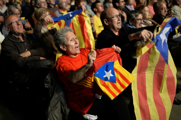 Barcelona: independentistas catalanes preparan una marcha para "la historia"