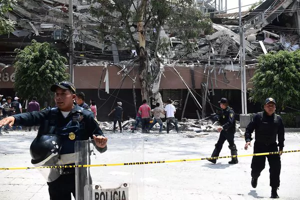 El director del Centro Nacional de Prevención de Desastres (Cenapred), Carlos Valdés, aseguró tras el terremoto de magnitud 7.1 que sacudió México que 