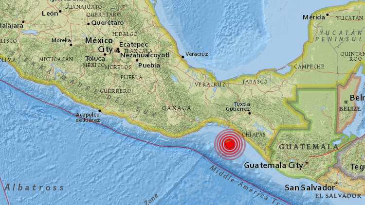 Terremoto magnitud 5,8 sacude México este domingo