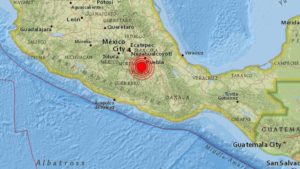 Se registra fuerte sismo de 7.1 cerca de Ciudad de México