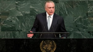 El presidente de Brasil, Michel Temer, defendió este martes una solución diplomática a la crisis generada por los ensayos nucleares realizados por Corea del Norte tras la advertencia del mandatario estadounidense, 