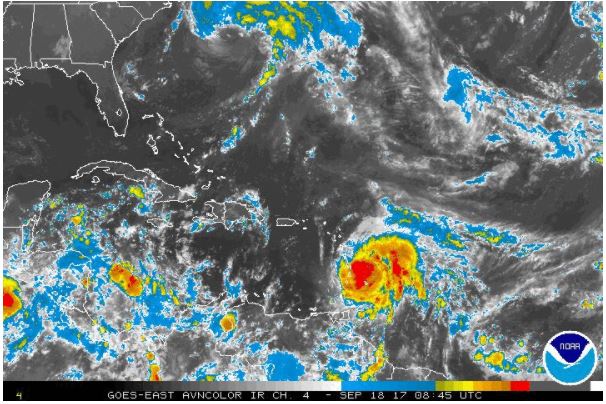 La ONAMET mantiene alerta meteorológica temprana por huracán María