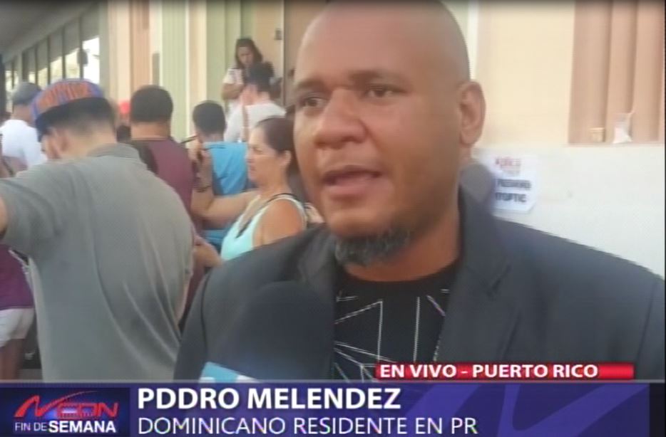 Dominicano residente en Puerto Rico dice que escasea todo en la Isla del Encanto