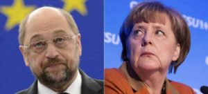 Oposición alemana critica debate entre Merkel y Schulz