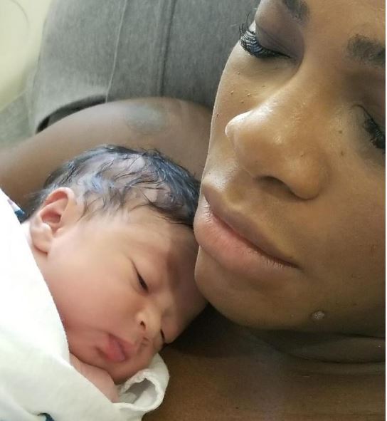 Serena Williams publica la primera foto de su hija