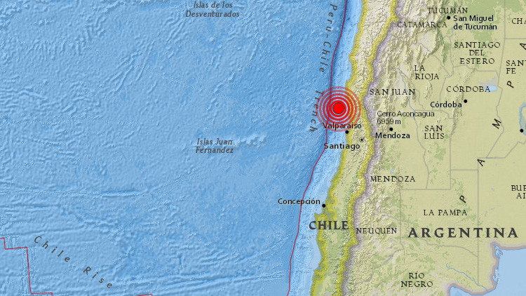 Terremoto de 5,9 sacude Chile