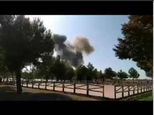 España: Se estrella un caza Eurofighter cuando volvía del desfile militar del 12 de octubre


